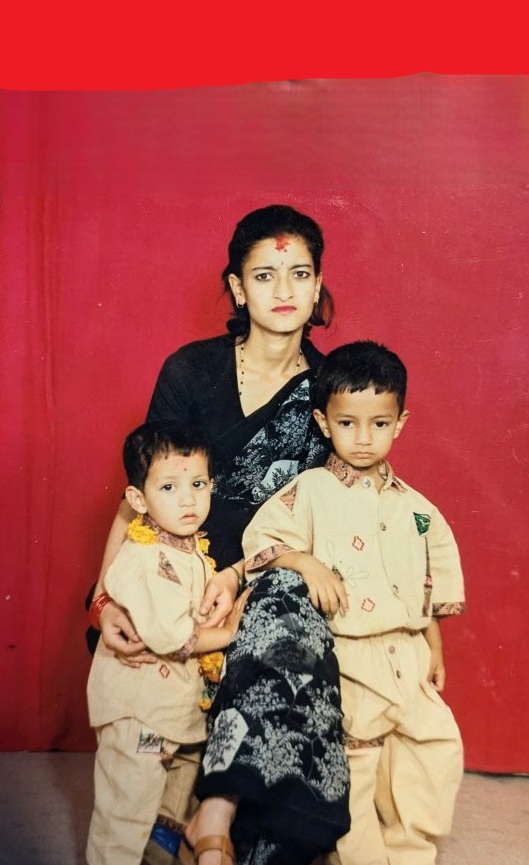 Neeta and her two sons